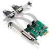 PLACA SERIAL PARALELA PCI-EX GA128 MULTILASER - 1
