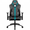 CADEIRA GAMER THUNDERX3 YC3 PRETA/CIANO - 2
